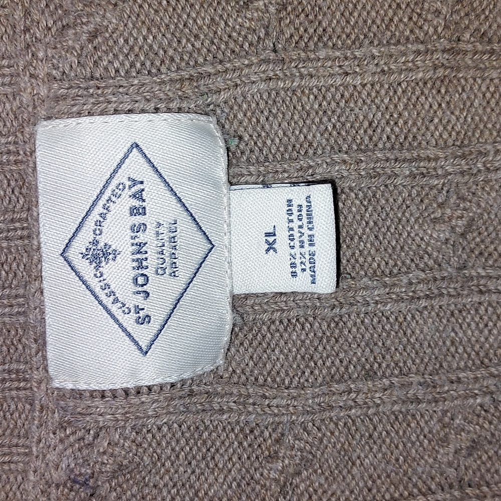 St. John's Bay Men's Brown Sweater